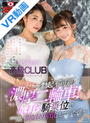 【VR】最高ランクの美女ホステスが集う一見さん入店不可の会員制浴室付高級クラブ【六本木-シャトーカノン】 ～勃起不可避のおもてなし！夢のような濃厚二輪車！杭打ち騎乗位で気付かないうちに何回も中出ししていた僕～