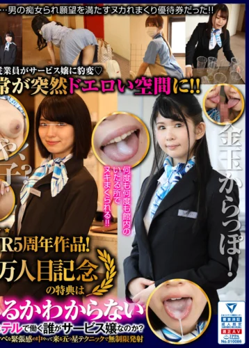 【VR】ナチュラルハイVR5周年作品！宿泊者100万人目記念の特典は「いつどこで抜かれるか分からない館内射精サービス」！？ホテルで働く誰がサービス嬢なのか？スケベな緊張感の中やって来る五つ星テクニックで無制限発射