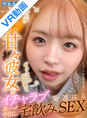 【VR】飲酒トロけ顔の甘々彼女とイチャラブ宅飲みSEX 菊池はる