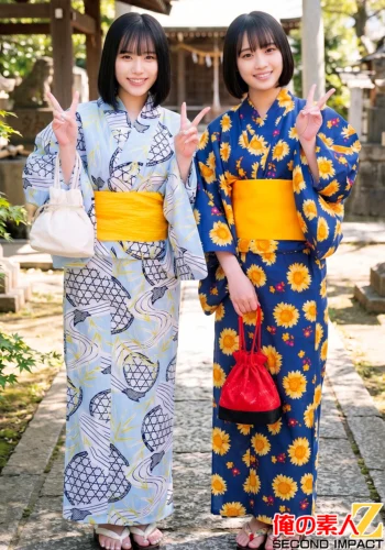 祝夏！花火大会に来てた浴衣美人と激えち野球拳！りいさちゃんとあいちゃん